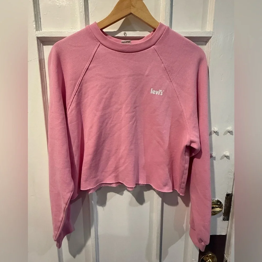 Levi's Women's Pink Sweatshirt - Picture 1 of 4